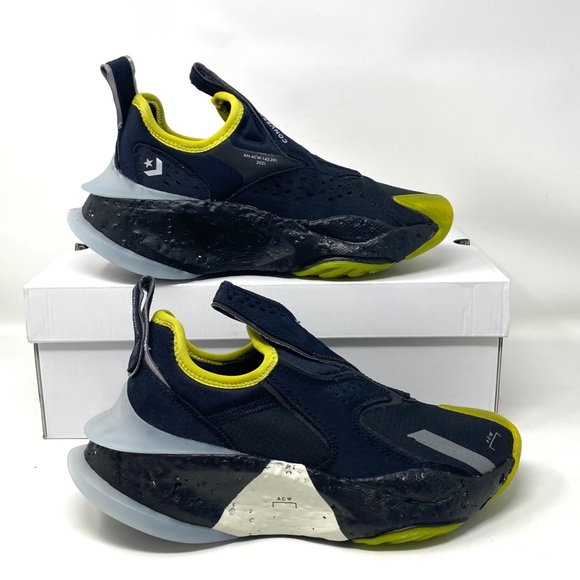 Converse x ACW Aeon Active CX Low Sneakers Women Size Canvas Black Green A00681C - Picture 3 of 12